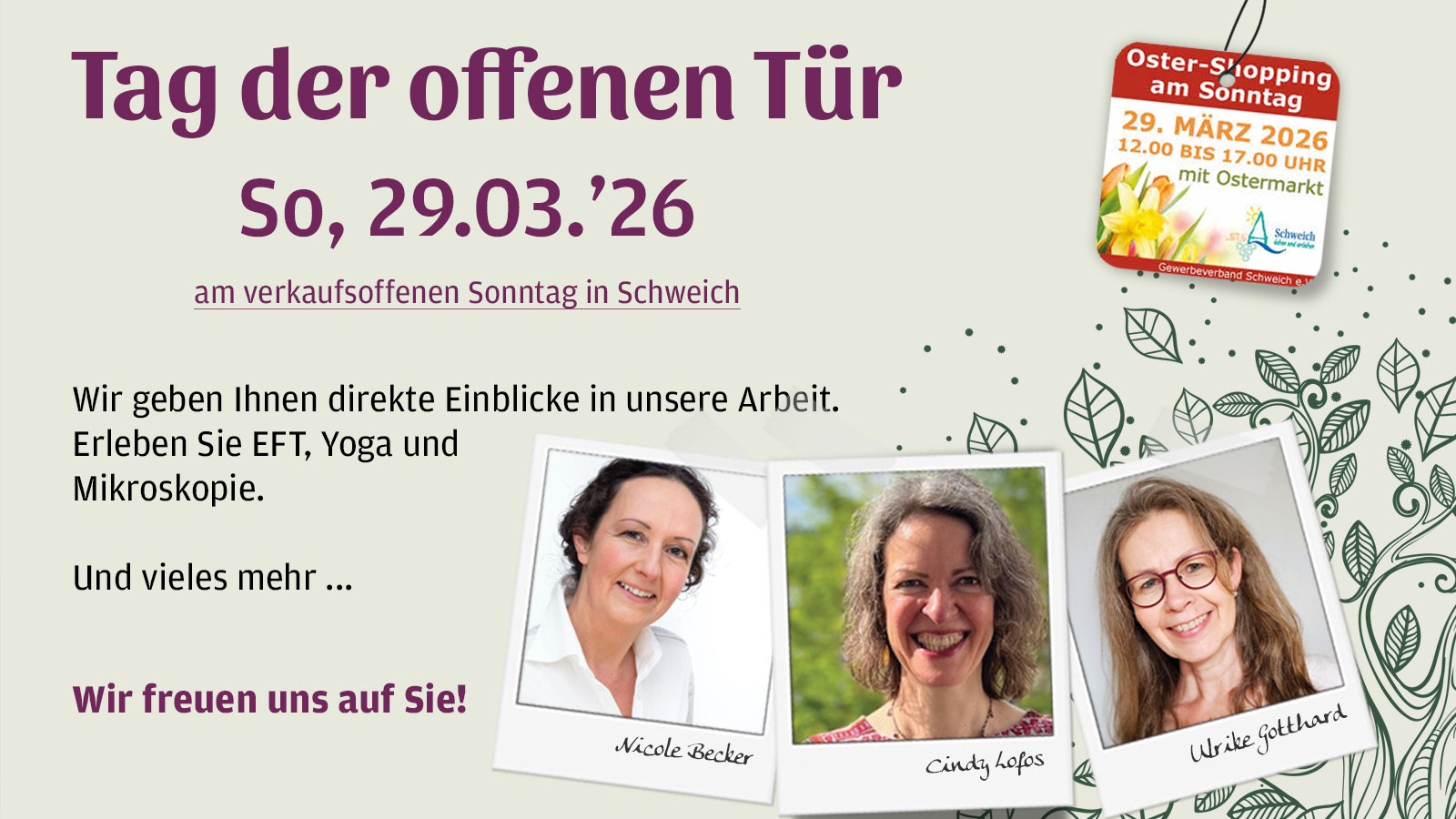 Tag der offen Tür im Heilehäuschen Schweich